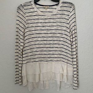 Jily White Lightweight Tunic Size S